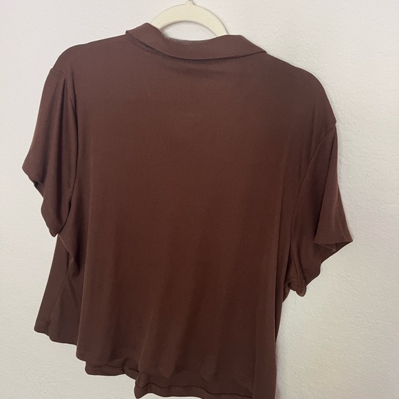 Brown rue21 shirt 3x versatile for shirt or cardigan - Picture 6 of 6